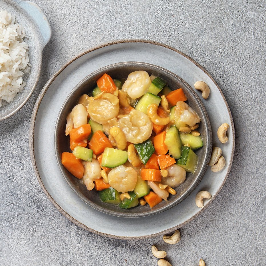 Cashew and King Prawn Stir - fry - WowzaBox | UK's No.1 Asian Meal kits