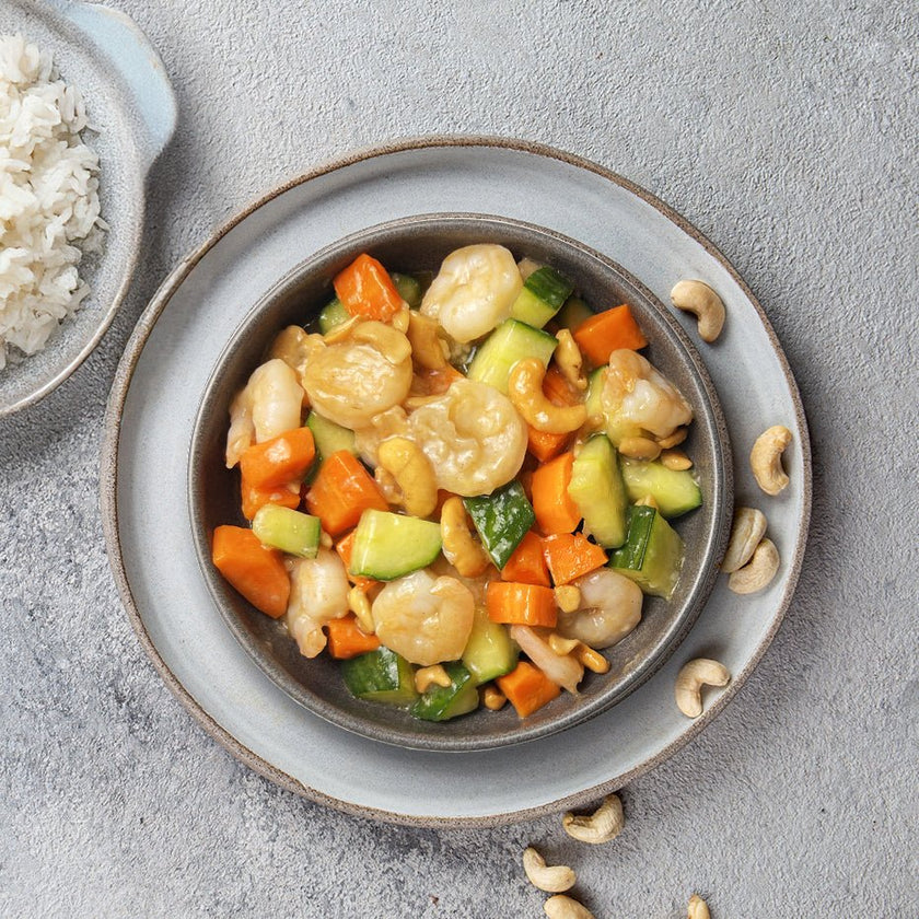 Cashew and King Prawn Stir-fry