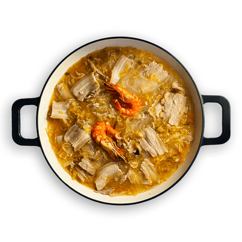 King Prawns and Pork Belly Stew with Pickles - WowzaBox ｜ UK's No.1 Asian Meal kits