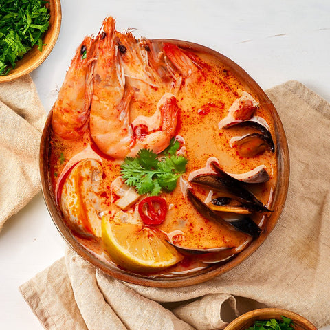 Seafood Tom Yum - WowzaBox ｜ UK's No.1 Asian Meal kits